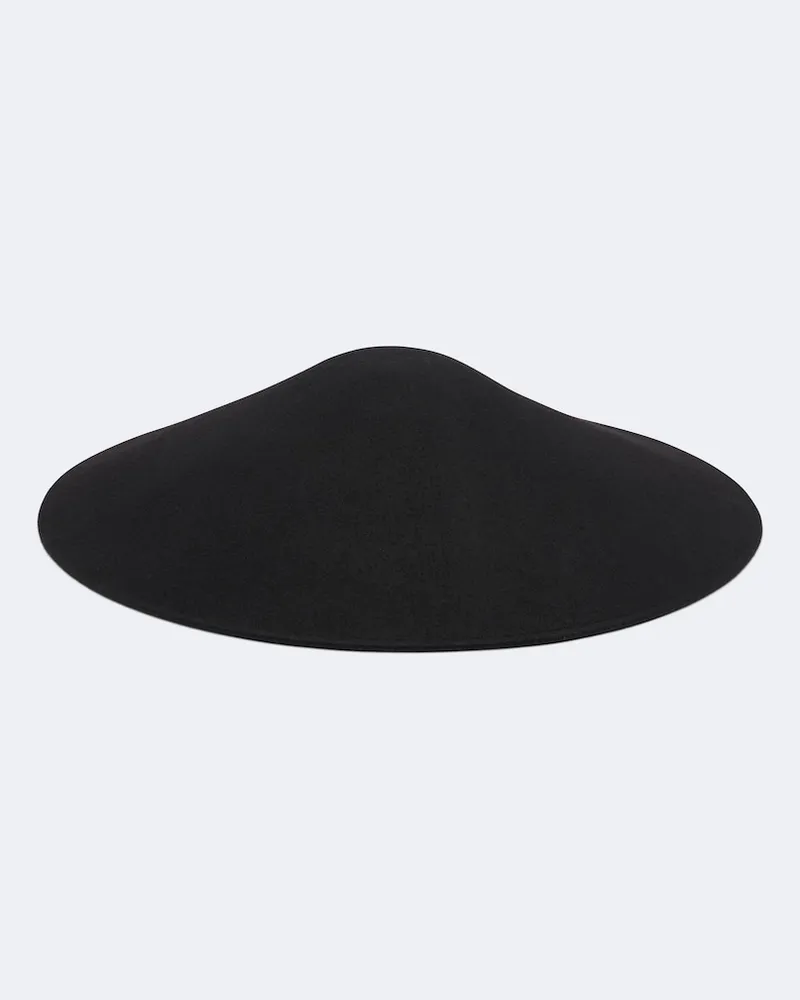 Jacquemus Hut aus Wolle Schwarz