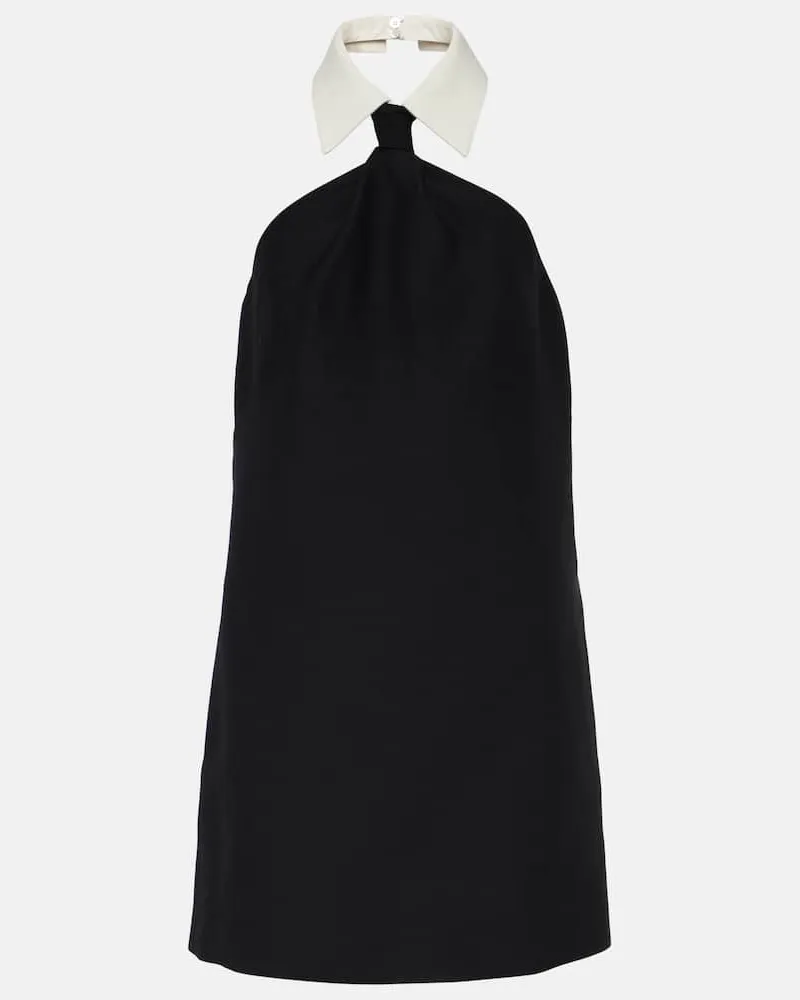 Valentino Garavani Minikleid aus Crepe Couture Schwarz