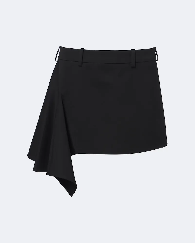 Givenchy Minirock aus Wolle Schwarz