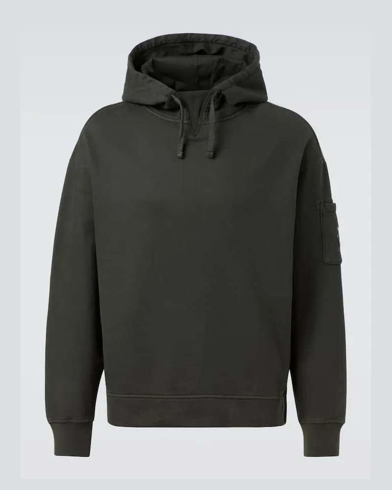 C.P. Company Hoodie Lens aus Baumwolle Grün