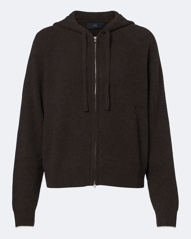 arch4 Hoodie Bray aus Kaschmir Braun