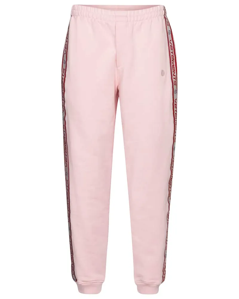 VETEMENTS Jogginghose aus Baumwolle Rosa