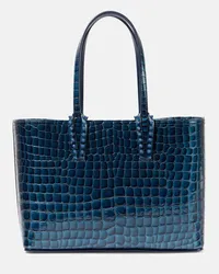 Christian Louboutin Shopper Cabata Small aus Leder Blau