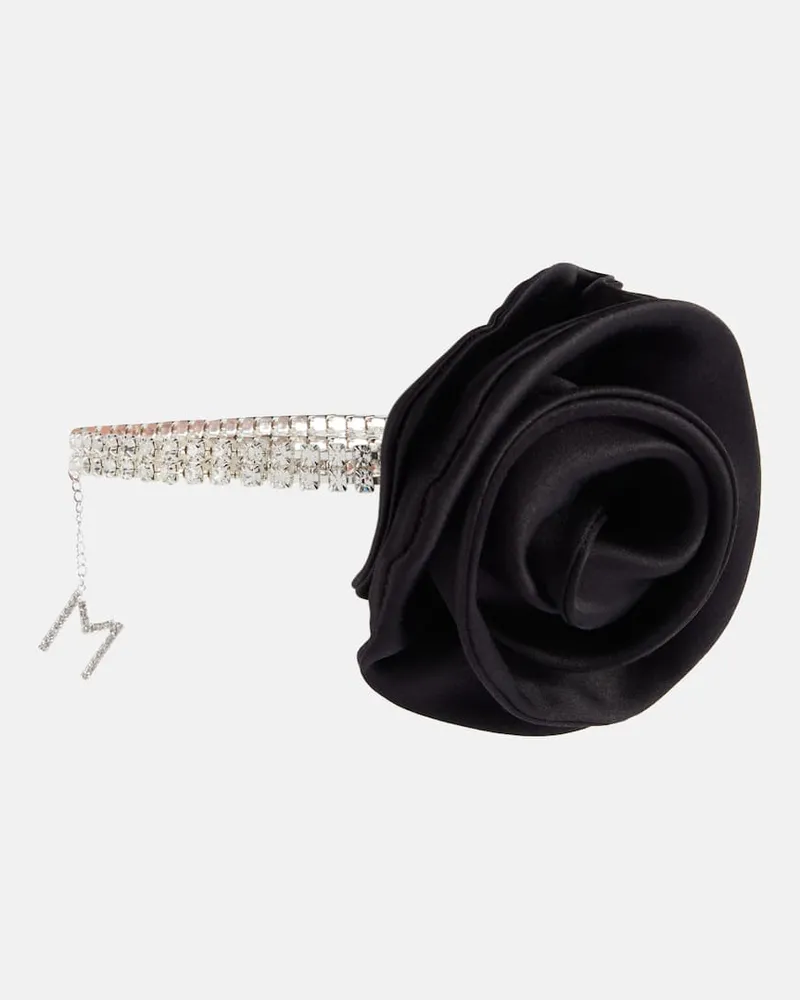 Magda Butrym Choker mit Kristallen Silber