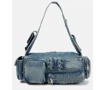 Schultertasche Superbusy Small aus Denim