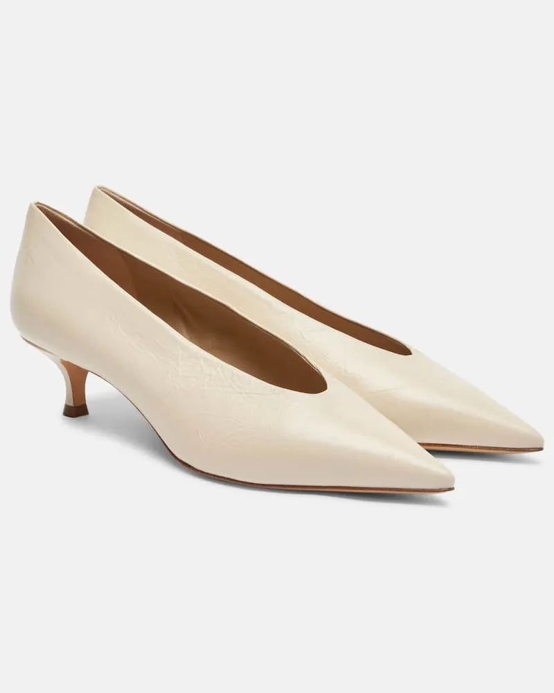 Le Monde Béryl Le Monde Béryl Pumps Babouche 40 aus Leder Weiß