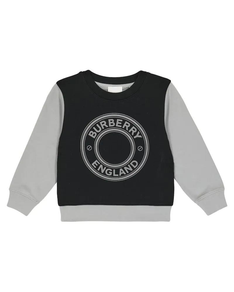 Burberry Sweatshirt aus Baumwoll-Jersey Schwarz