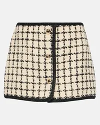 Miu Miu Minirock aus Boucle Multicolor