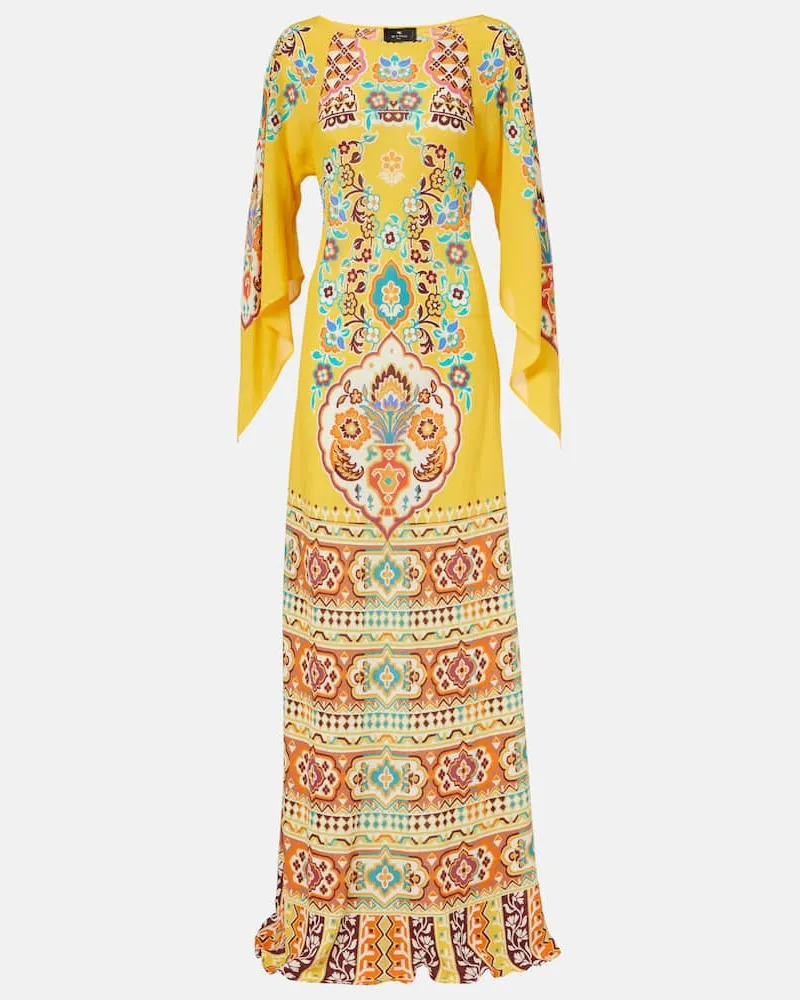 Etro Bedrucktes Maxikleid Multicolor