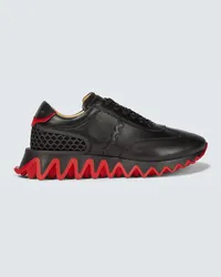 Christian Louboutin Sneakers Loubishark aus Leder Schwarz