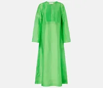 Kaftan aus Leinen und Seide