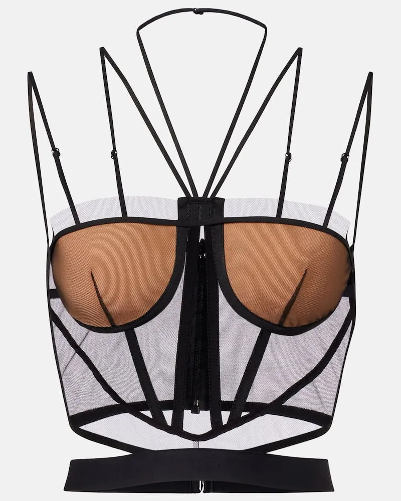 Nensi Dojaka Bustier-Top Beige