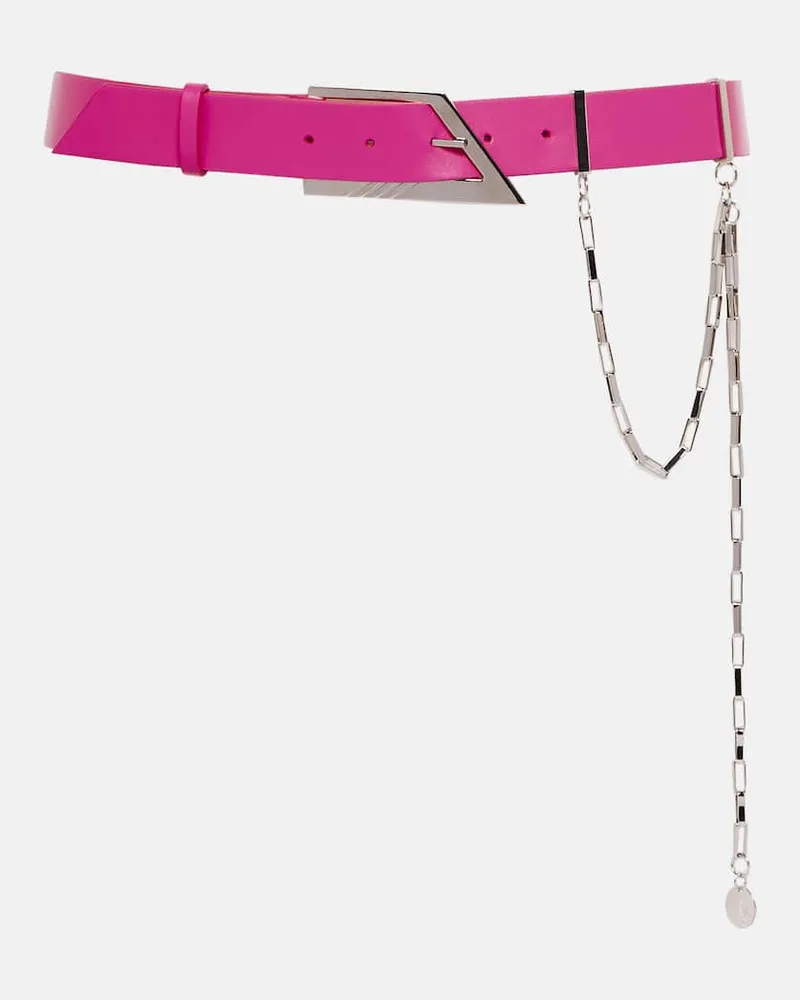 ATTICO Gürtel aus Leder Pink