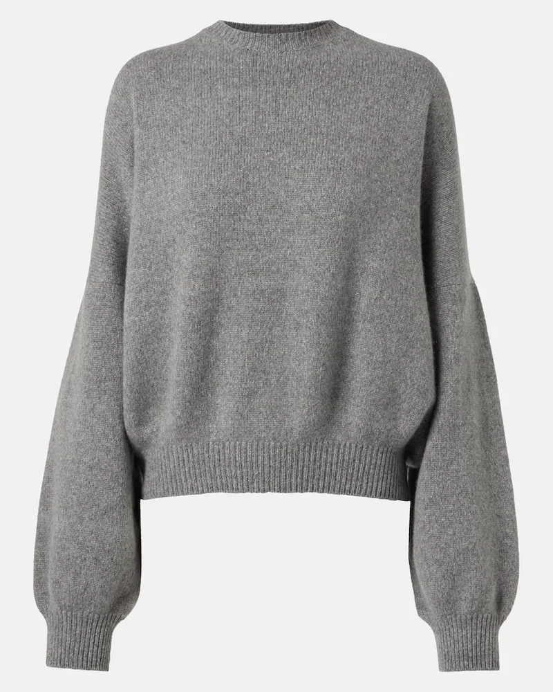 KHAITE Pullover Margaux aus Kaschmir Grau