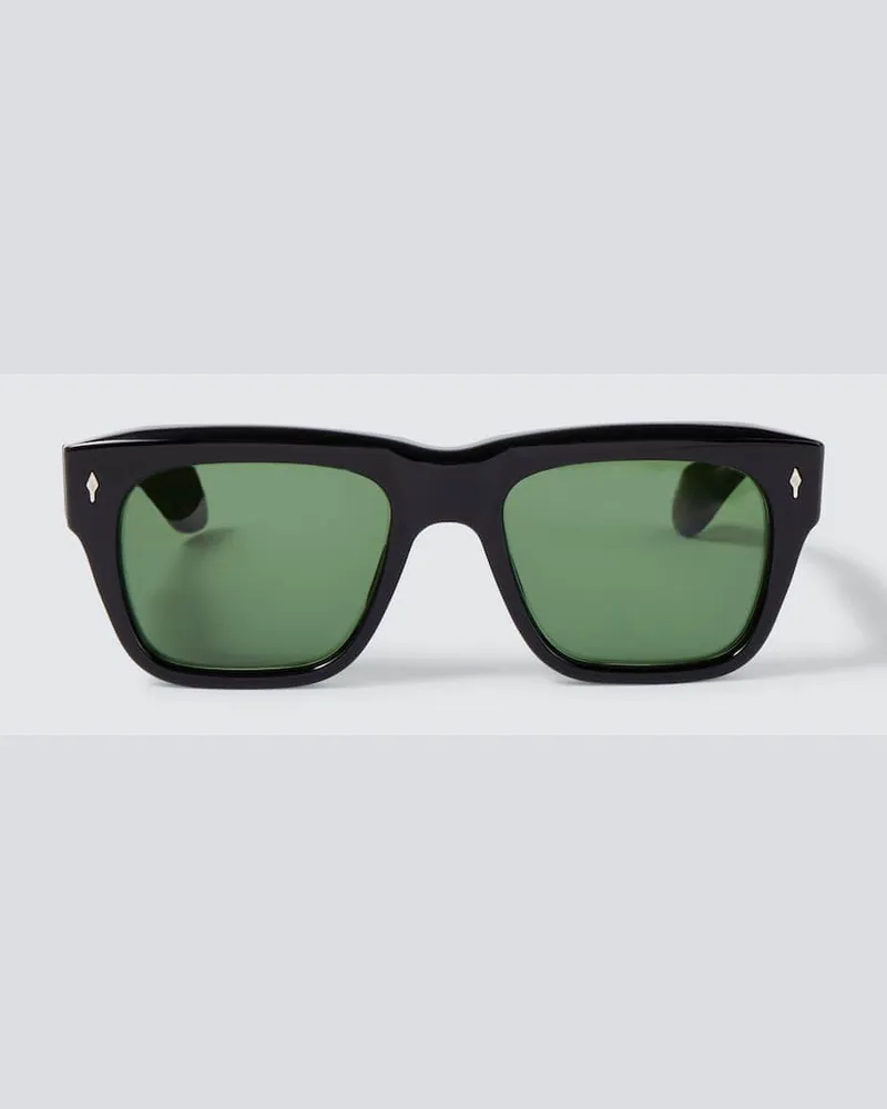 Jacques Marie Mage Eckige Sonnenbrille Cash Schwarz