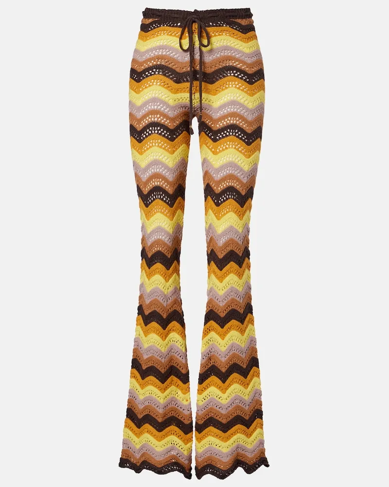 BANANHOT Schlaghose Kim aus einem Baumwollgemisch Multicolor