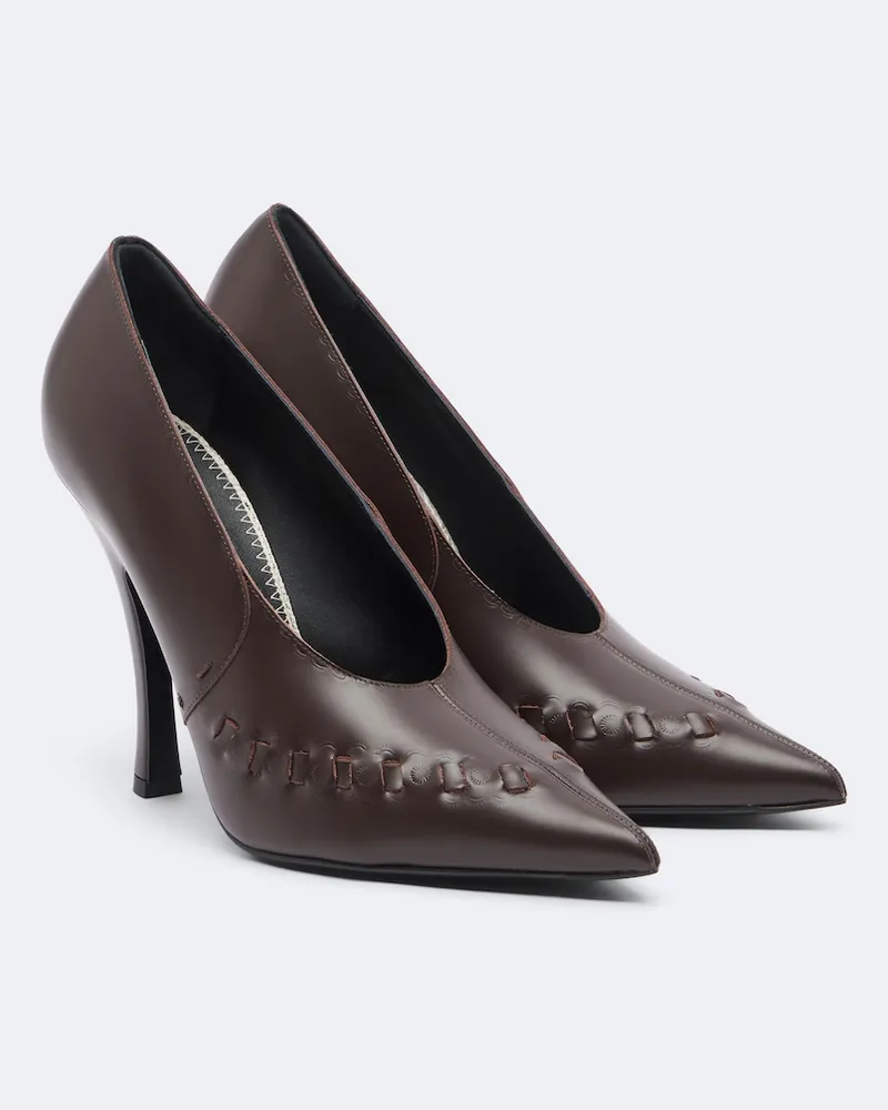 Magda Butrym Pumps Zakopane aus Leder Braun