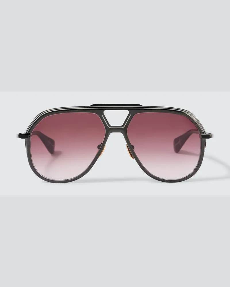 Jacques Marie Mage Aviator-Sonnenbrille Lockheed Schwarz
