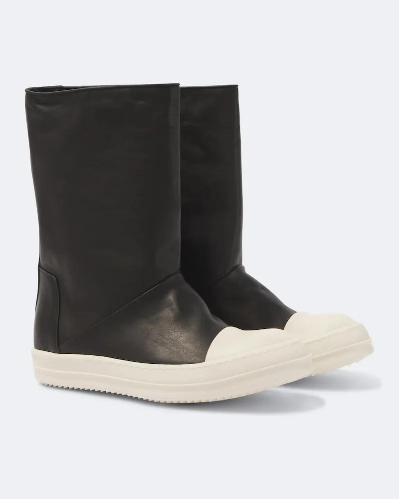 Rick Owens Stiefel Sneakwaders aus Leder Schwarz
