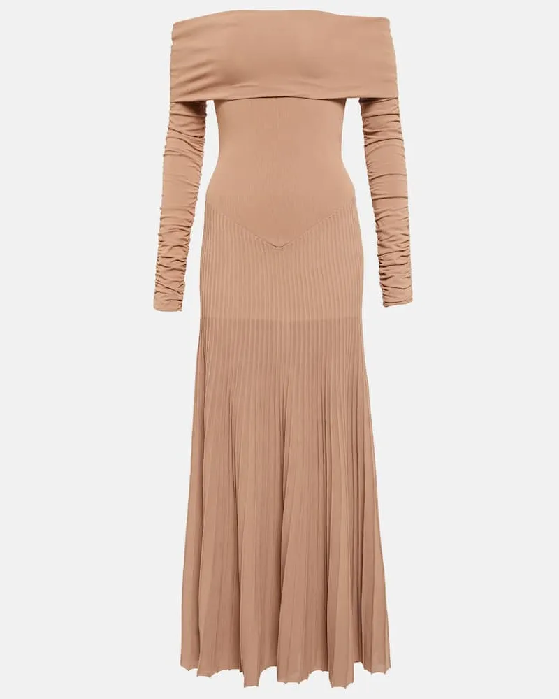 KHAITE Maxikleid Rebecca Neutral