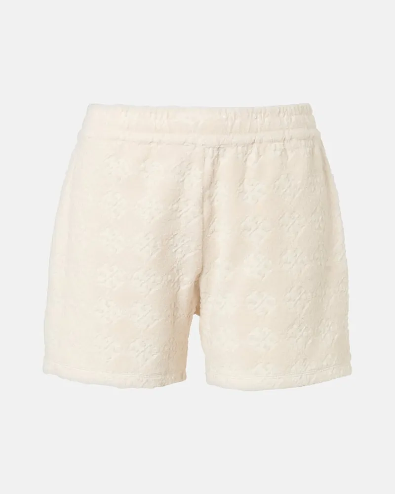 Tory Burch Shorts aus Frottee Weiß