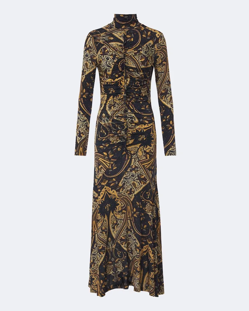 Ulla Johnson Midikleid Ida aus Jersey Multicolor