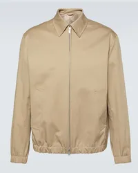 LARDINI Blouson aus Baumwolle Beige