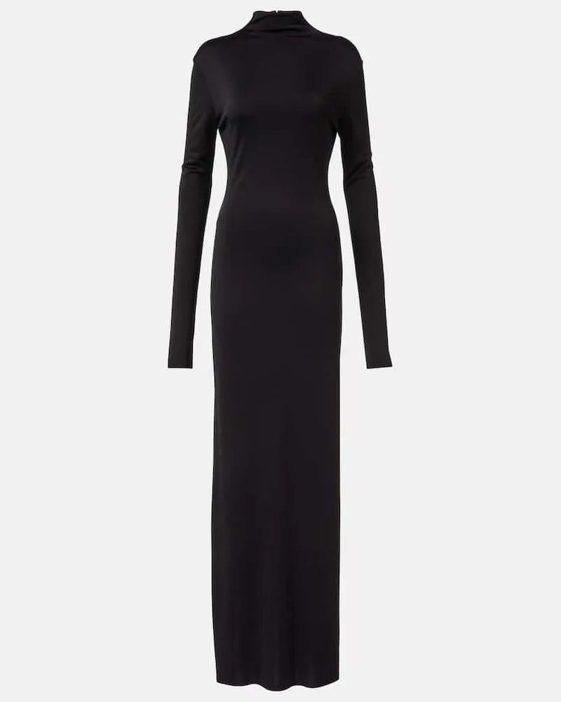 KHAITE Maxikleid Norla Schwarz
