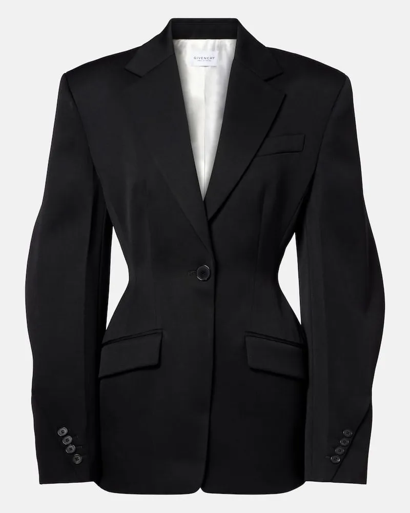 Givenchy Blazer aus Wolle Schwarz
