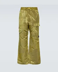 Y-3 Bedruckte Hose Gelb