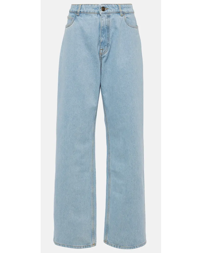 Etro Wide-Leg Jeans Blau