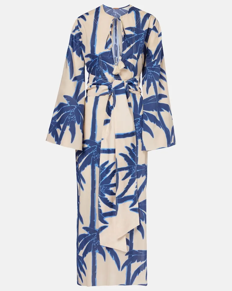 Johanna Ortiz Bedruckte Tunika Sotaviento aus Baumwolle Neutral