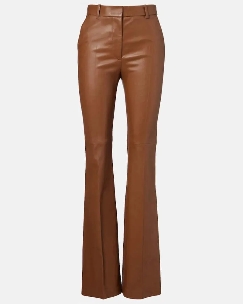 Joseph High-Rise-Schlaghose Tafira Braun