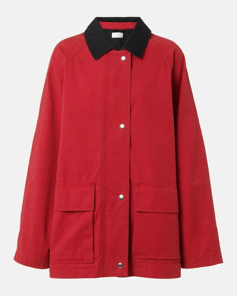 The Row Jacke Elodianna aus Baumwoll-Canvas Rot