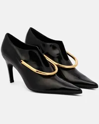 Jil Sander Pumps aus Leder Schwarz