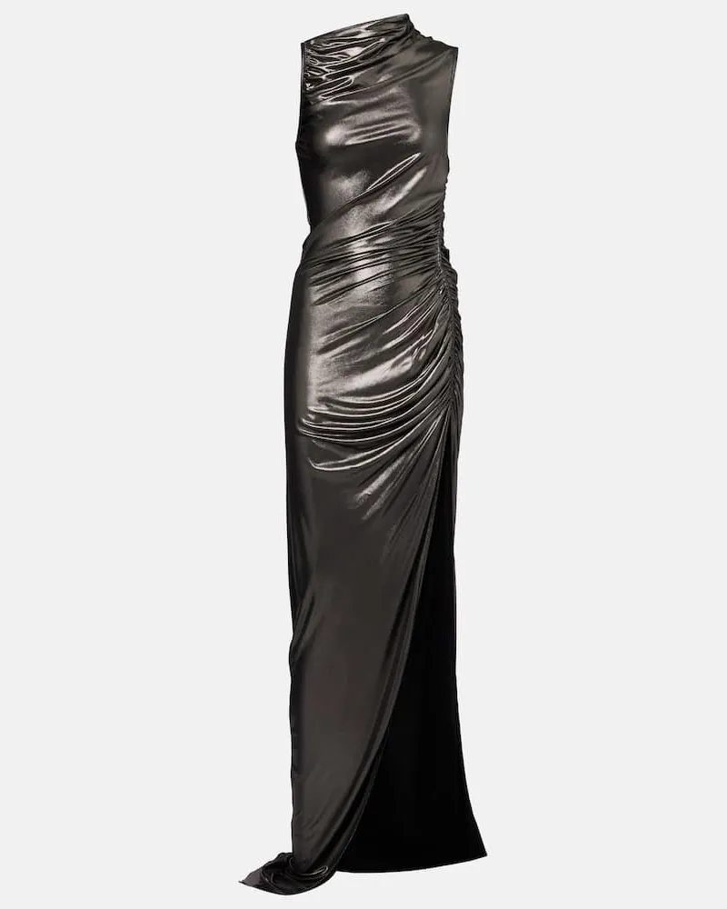 Rick Owens Robe aus Jersey Silber