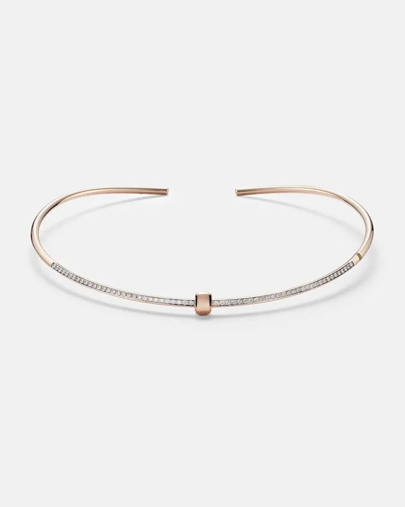 Pomellato Choker Pomellato Together aus 18kt Roségold mit Diamanten Gold