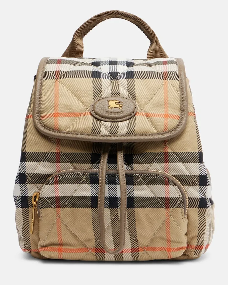 Burberry Rucksack Burberry Check Mini Beige