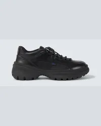 Burberry Sneakers aus Leder Schwarz