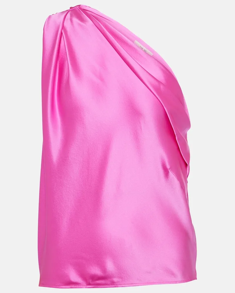The Sei Top aus Seidensatin Rosa