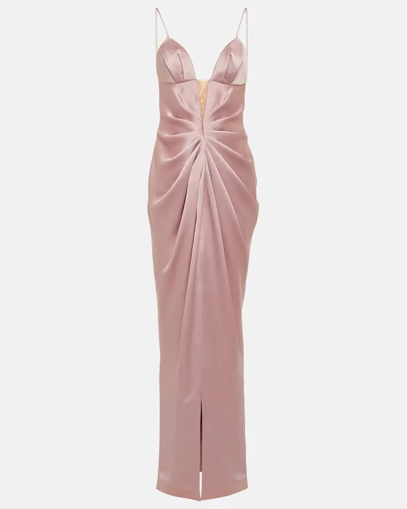 RASARIO Robe aus Satin Rosa