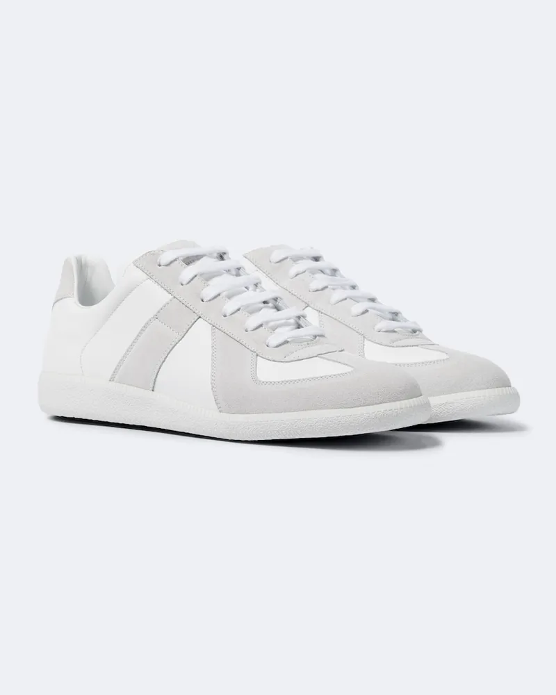 Maison Margiela Sneakers Replica aus Leder Weiß
