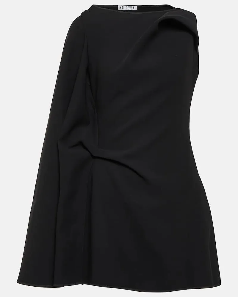 Maticevski Minikleid Prefix Schwarz