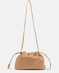 The Row Schultertasche Angy aus Leder Beige