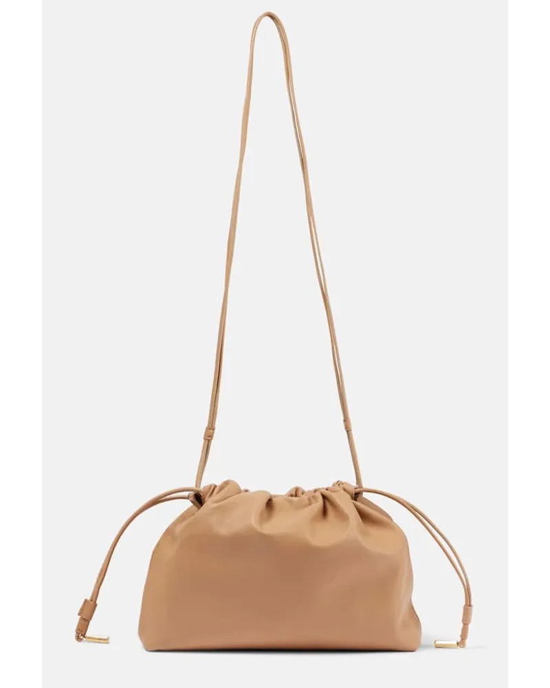 The Row Schultertasche Angy aus Leder Beige