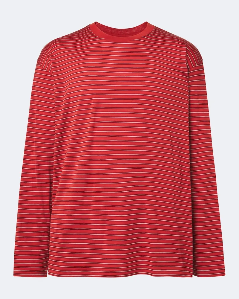 AURALEE Longsleeve aus Wolle Rot