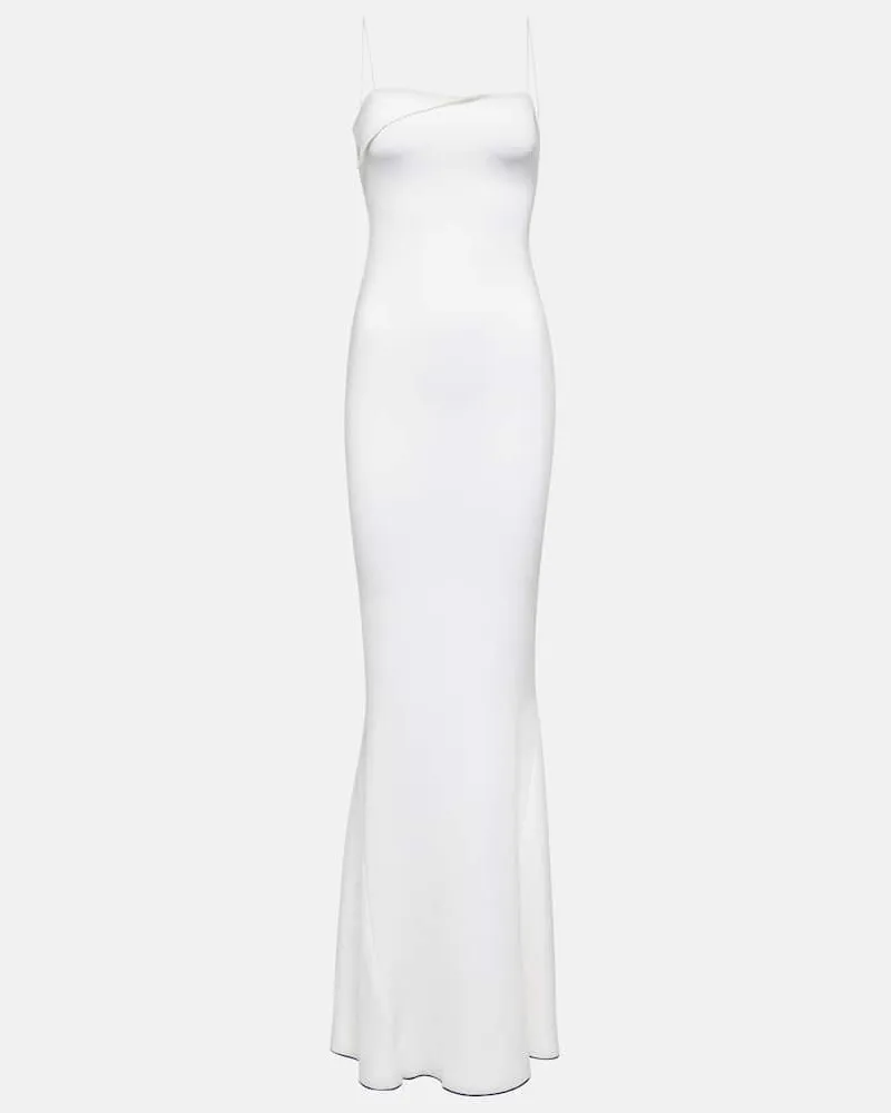 Jacquemus Robe La Robe Aro Weiß