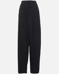 Stella McCartney High-Rise-Hose aus Wolle Schwarz