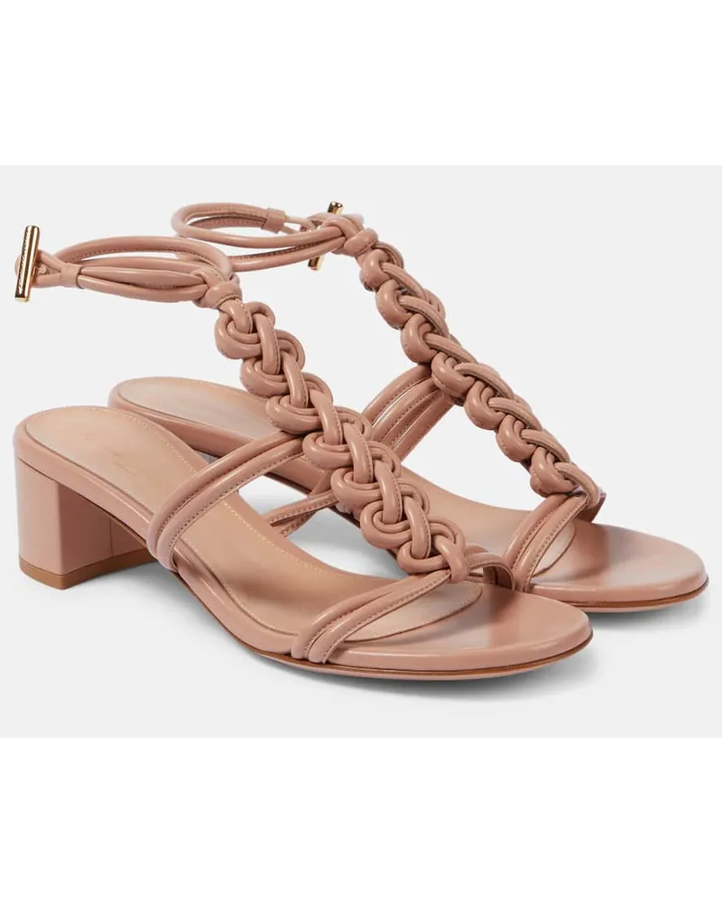 Gianvito Rossi Sandalen aus Leder Beige