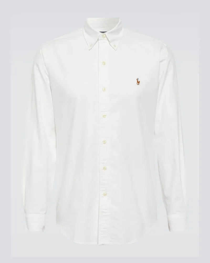 Ralph Lauren Oxford-Hemd aus Baumwolle Weiß